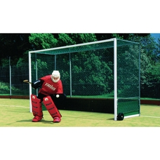 Harrod Sport Premier Hockey Goal - Regulation Backboard - White - Pair