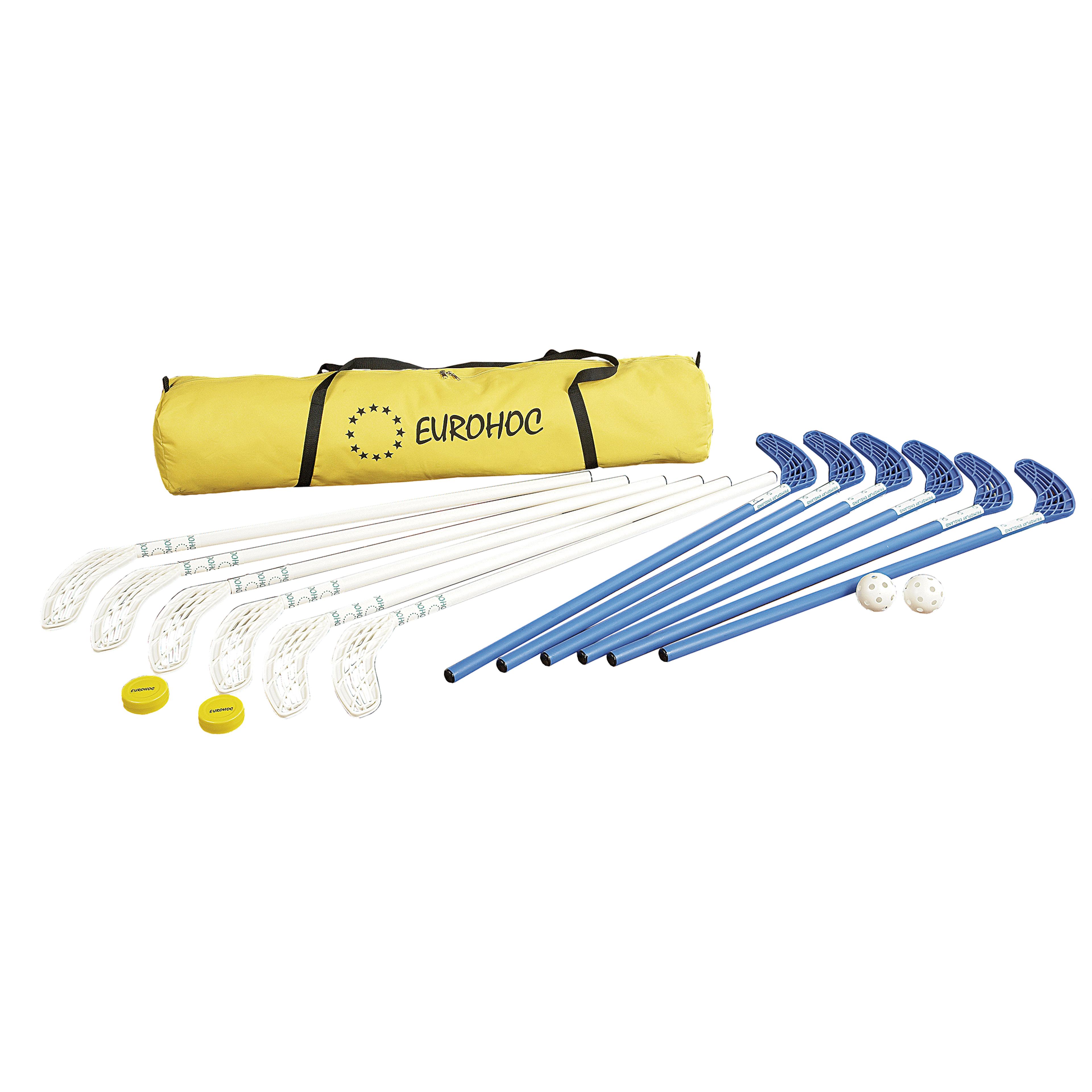Eurohoc Floorball Hockey Stick - White - Club