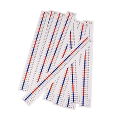 Table Top Number Lines - 0 to 50 from Hope Education - Pack of 10