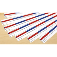 Negative/Positive Number Lines -50 to +50 from Hope Education - Pack of 5