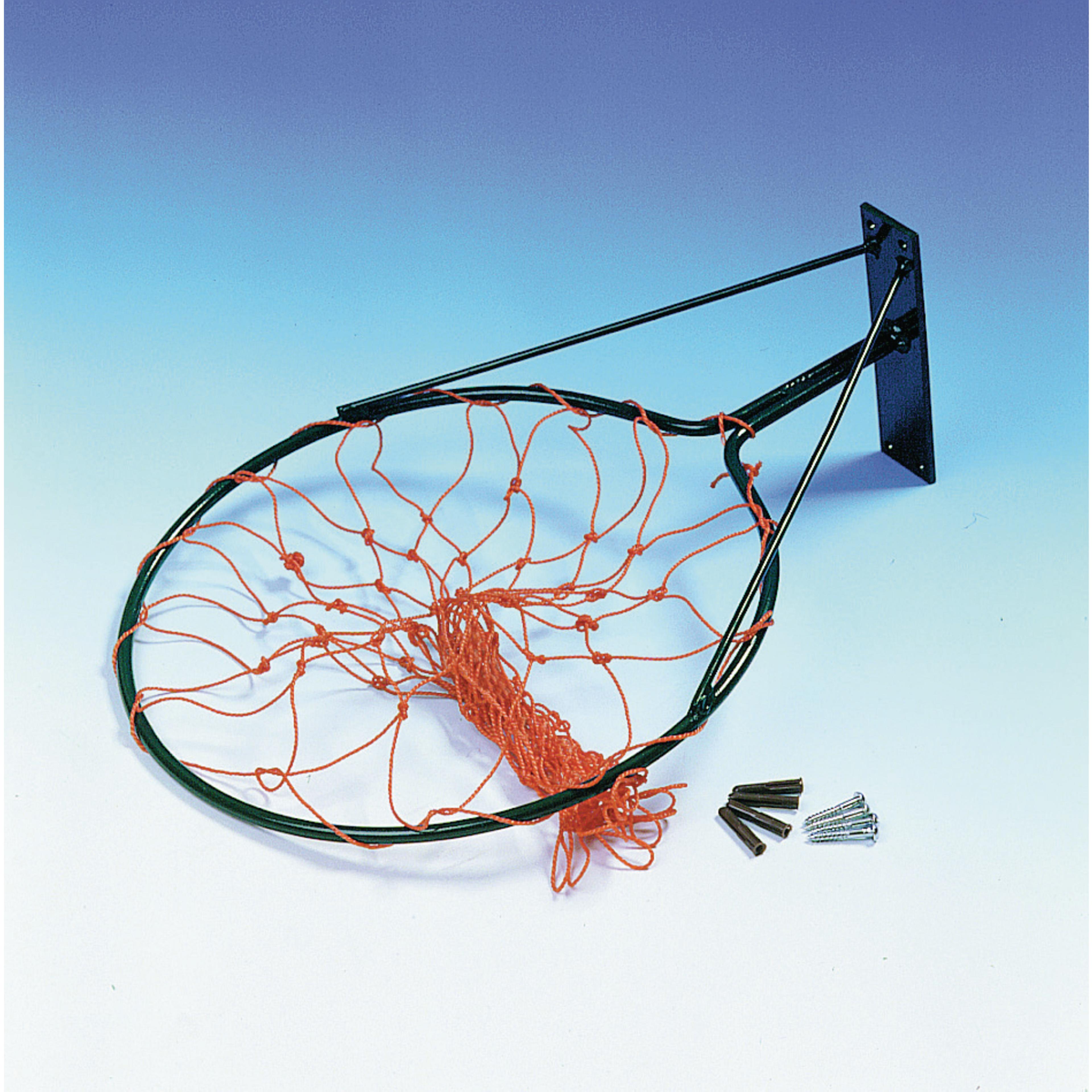 Harrod Sport Netball Net - Orange/Green - Pair