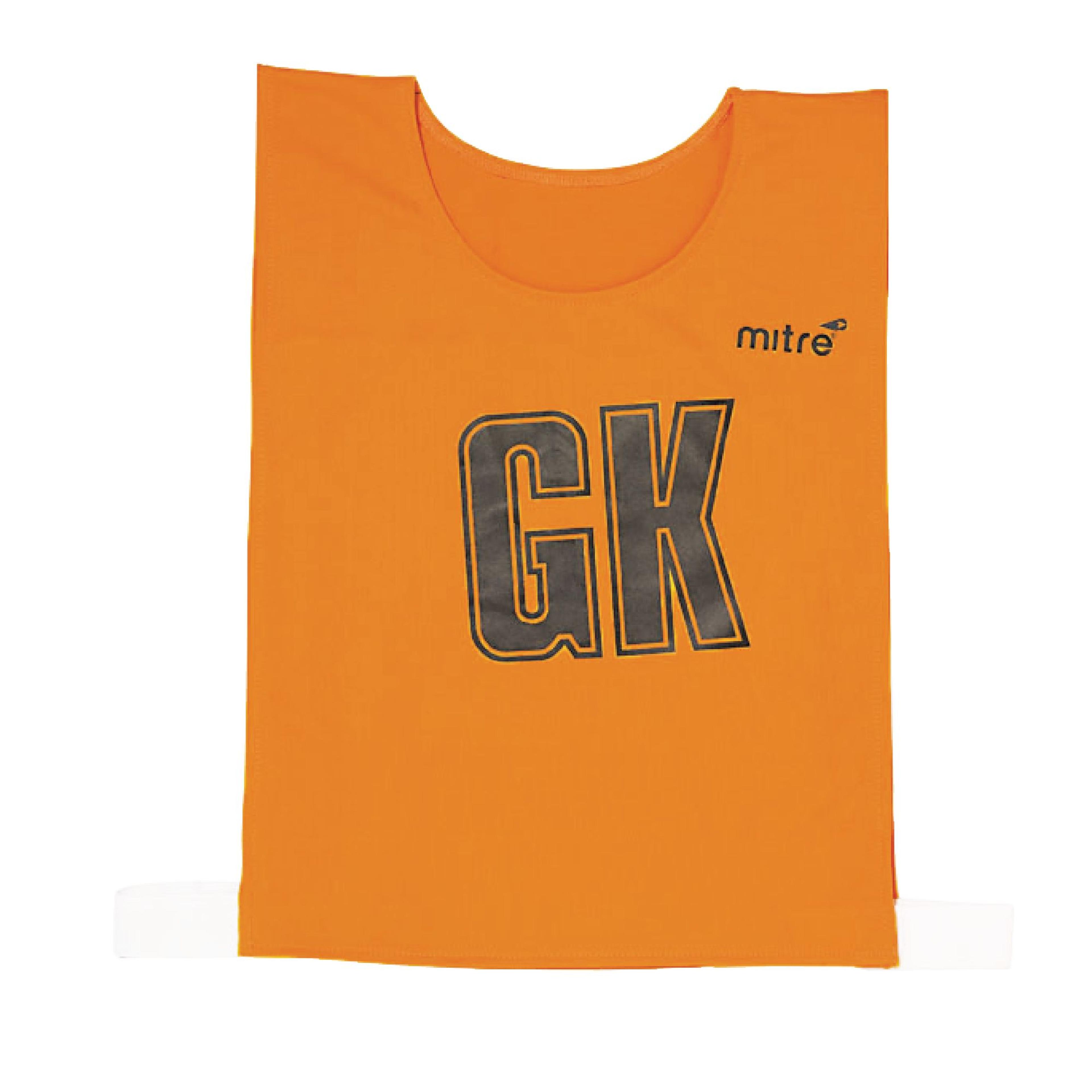 Mitre Netball Bib - Yellow - M - Pack of 7