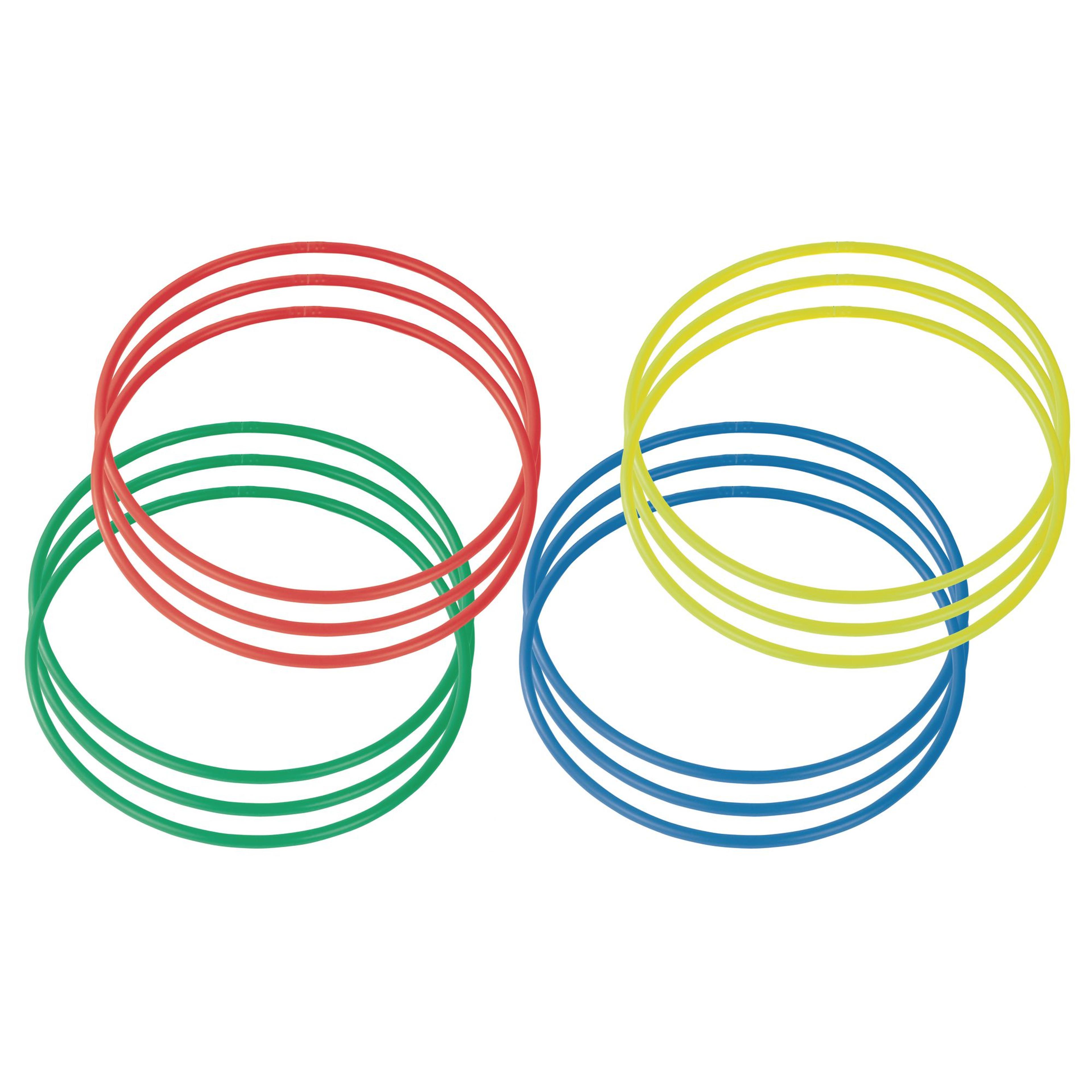 Findel Everyday Hula Hoop Set - Assorted - 610mm - Pack of 12