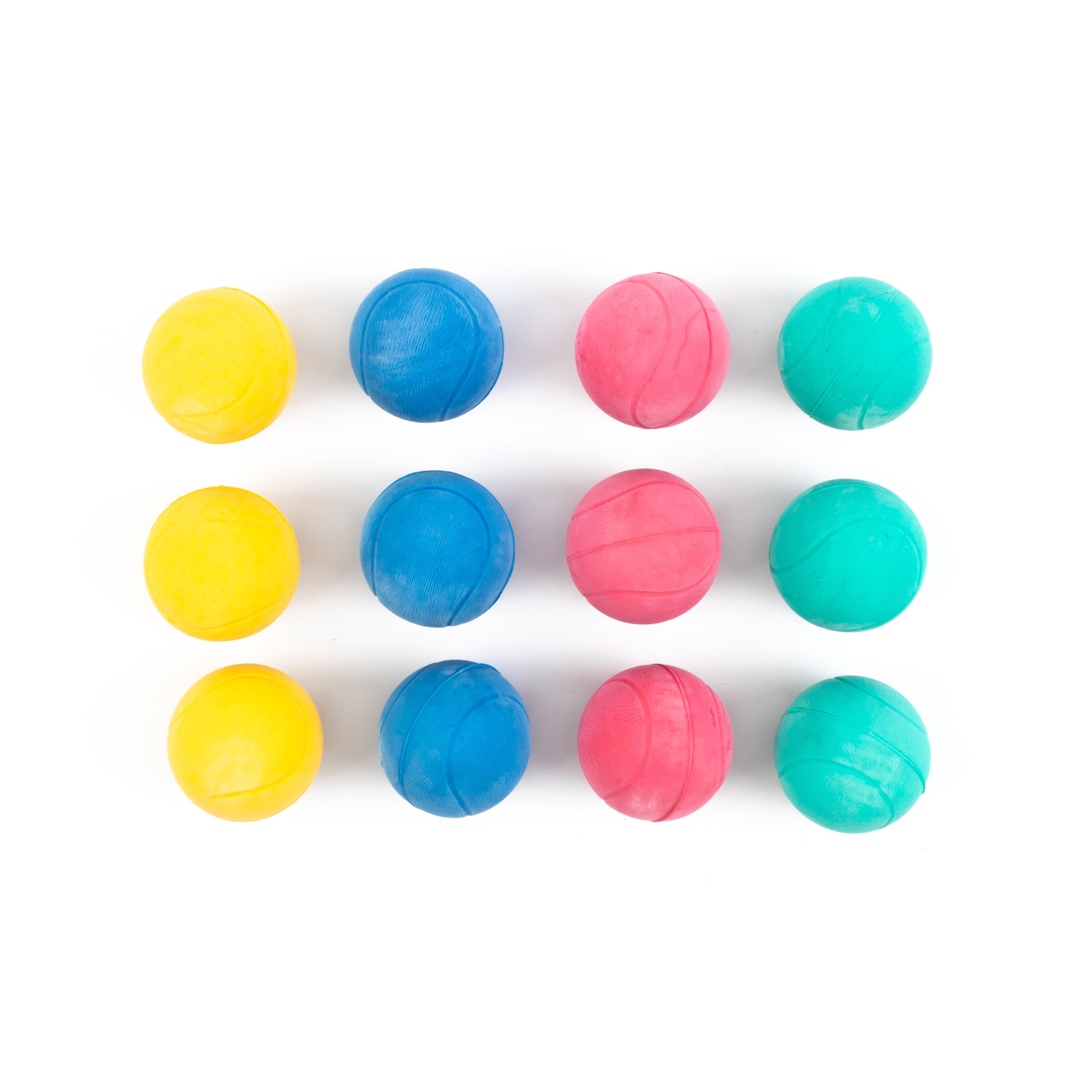 Findel Everyday Rubber Bouncer Balls - Assorted - 55mm - Pack of 12