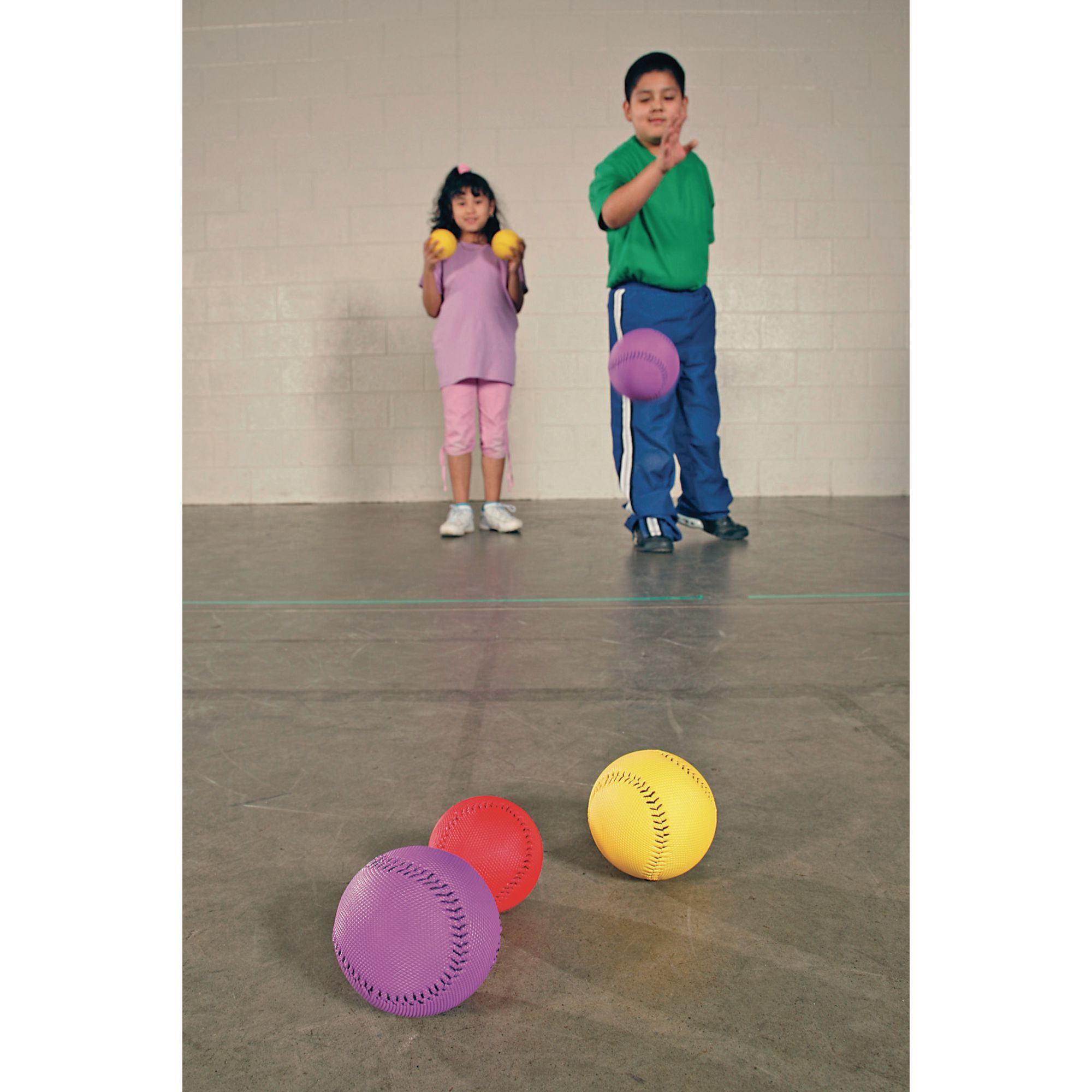 HC1012489 Pebbles Boccia Ball Set Purple Yellow Findel