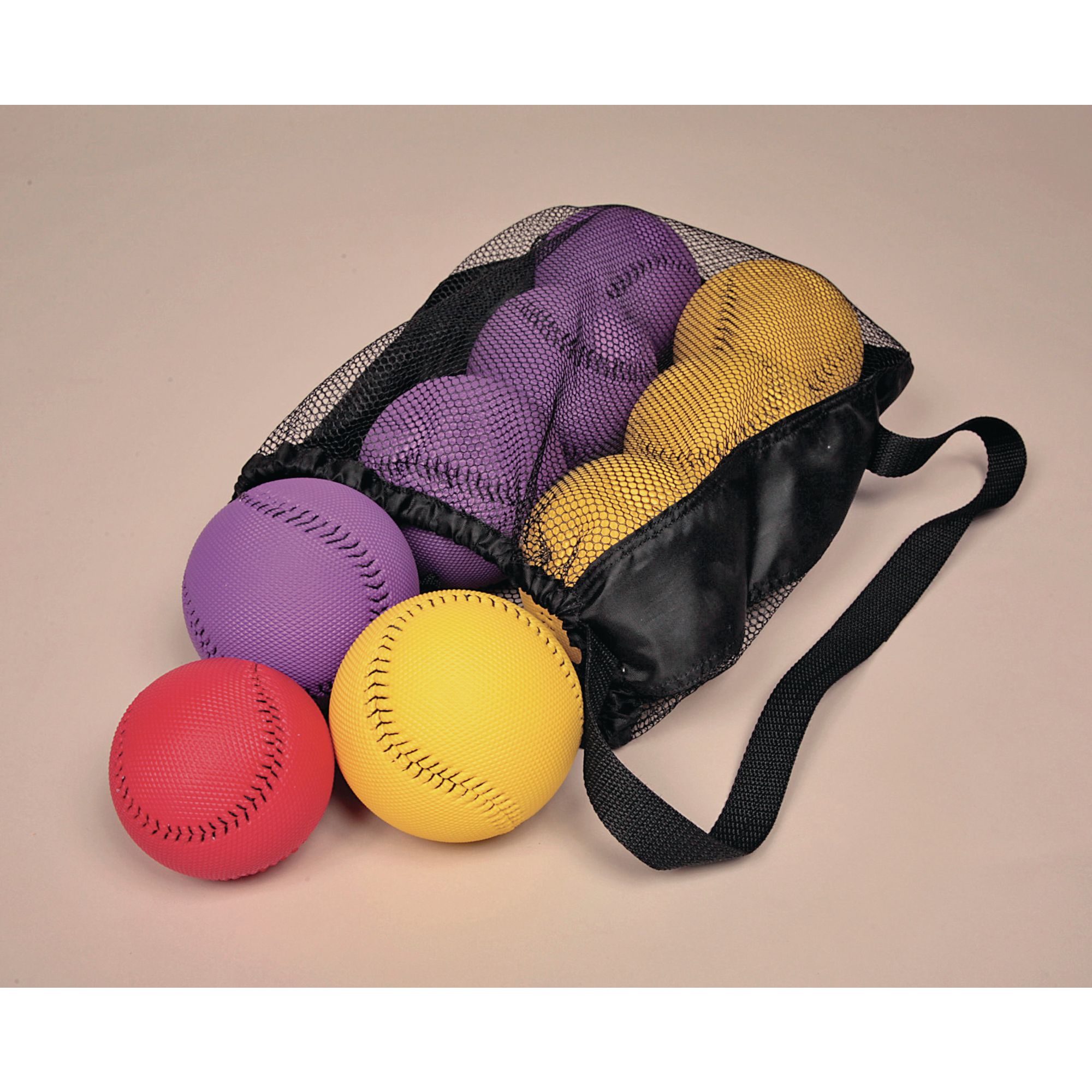 HC1012489 Pebbles Boccia Ball Set Purple Yellow Findel