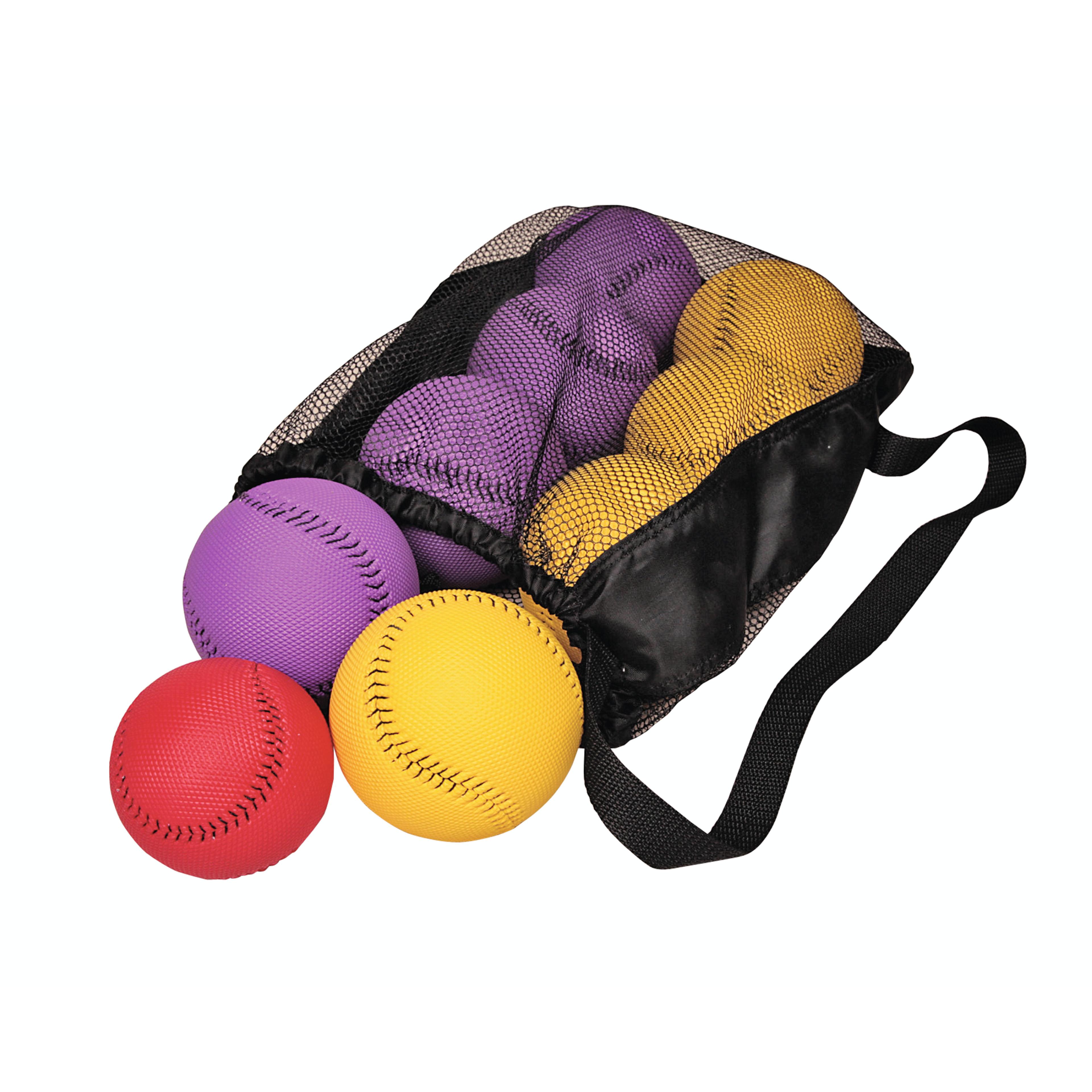 Pebbles Boccia Ball Set - Purple/Yellow