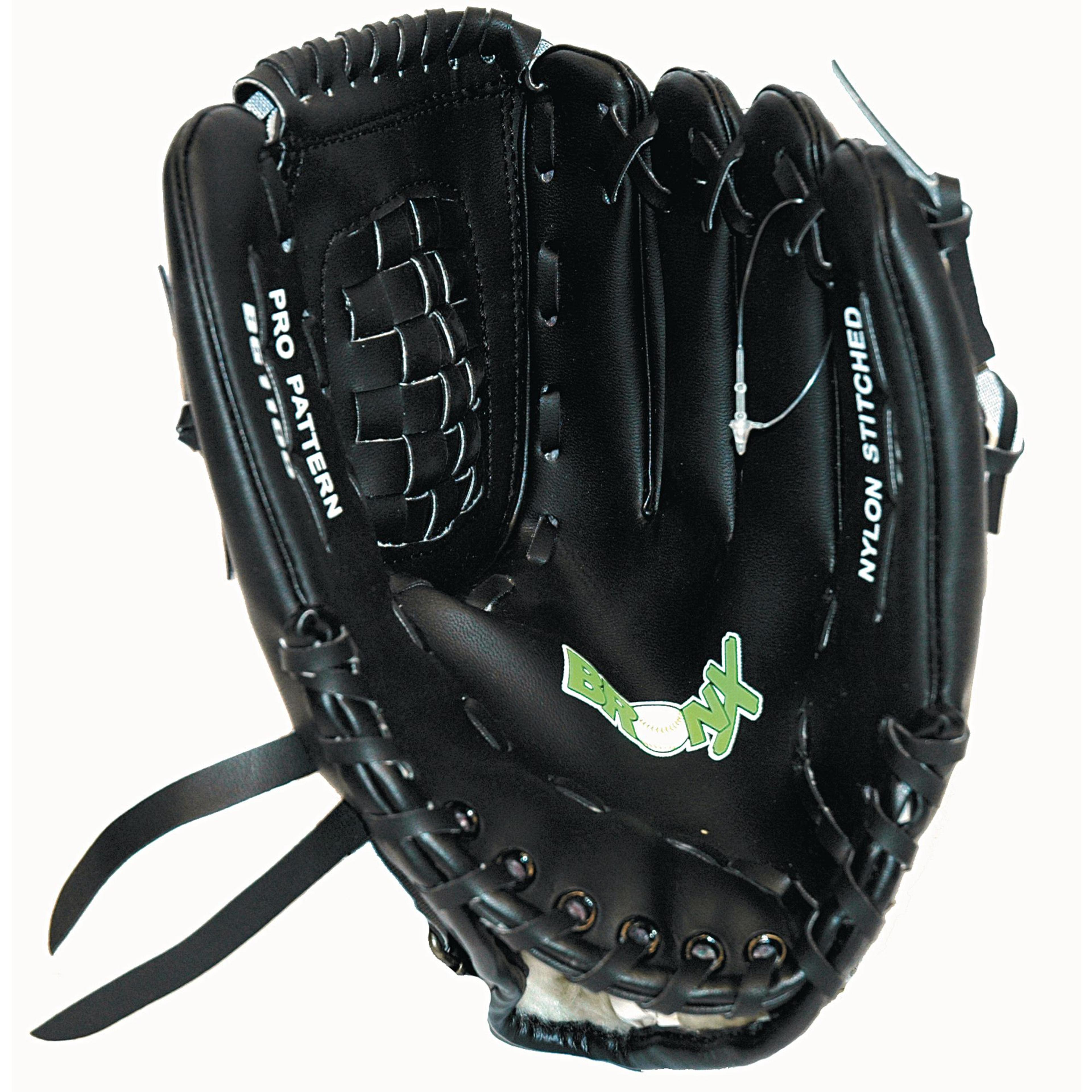 Bronx Softball Mitt - Right-Handed - Black 