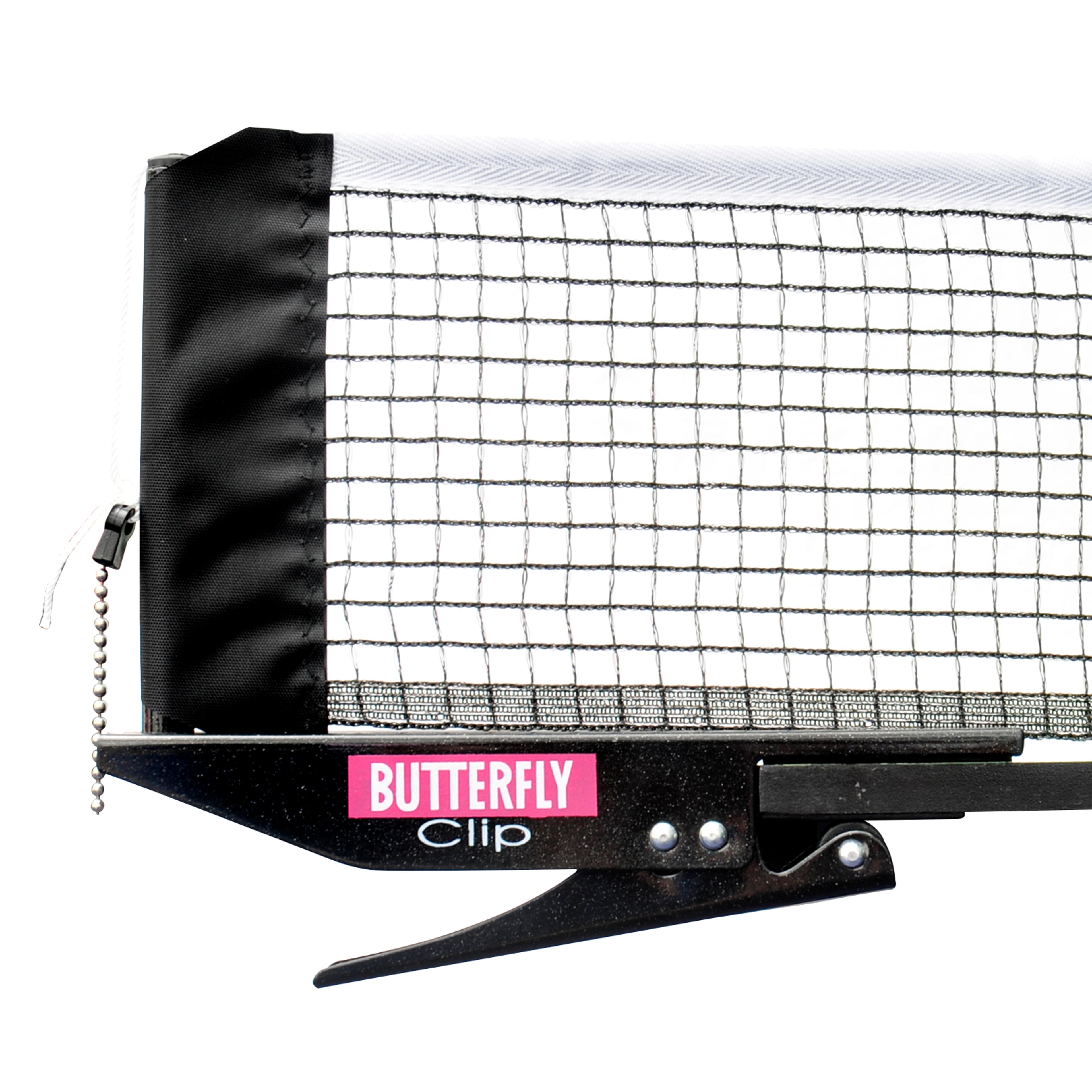 Butterfly Clip Net and Post - Black