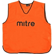 Mitre Pro Training Bib - Orange/Black - Small Senior