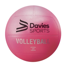 Davies Sports Vinyl Volleyball - Pink