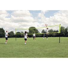 Harrod Sport Portable Volleyball Net - Yellow/Black - 10 x 2.5m