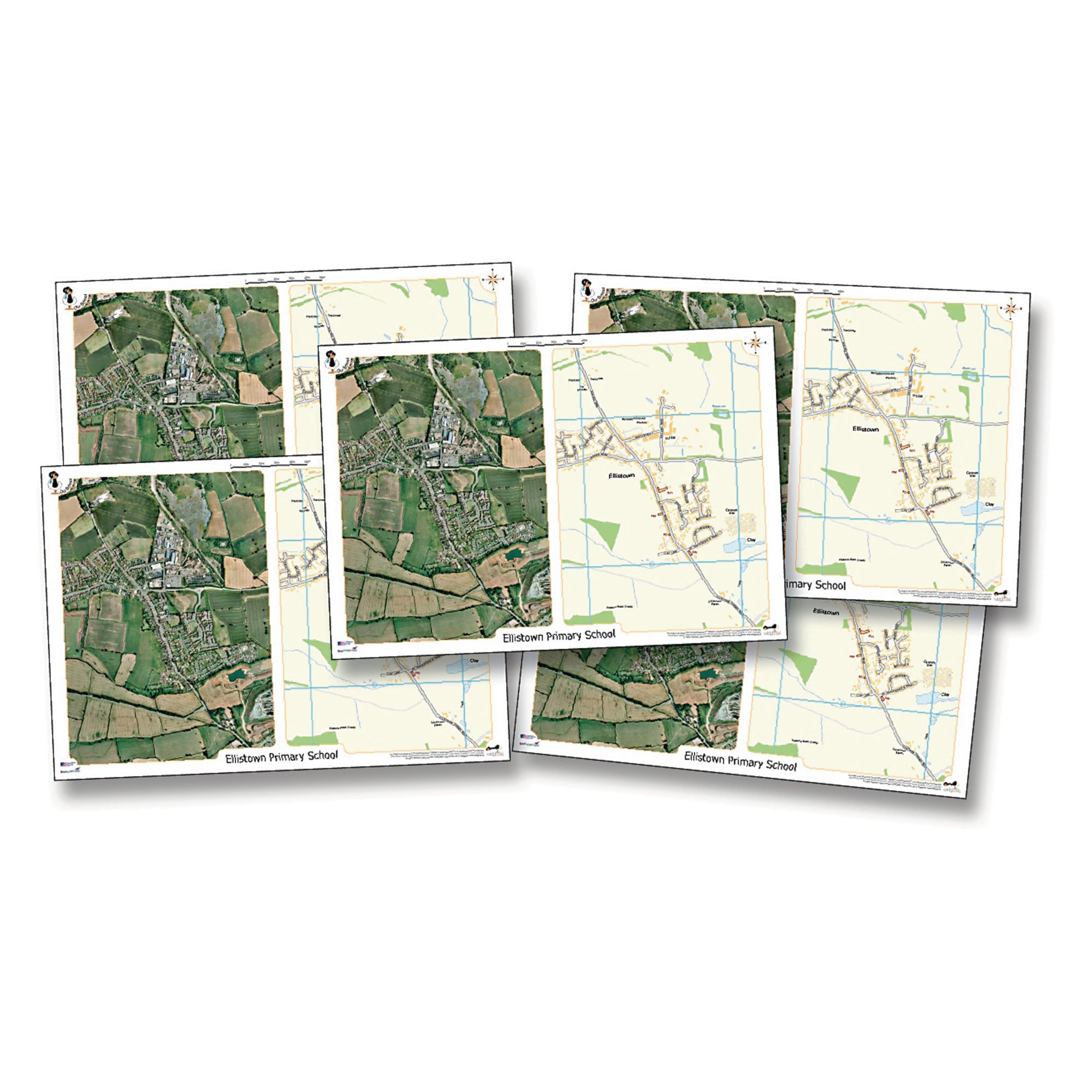 wildgoose Aero Image Desk Mats - Pack of 5