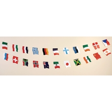 World Flag Bunting - 9.5m