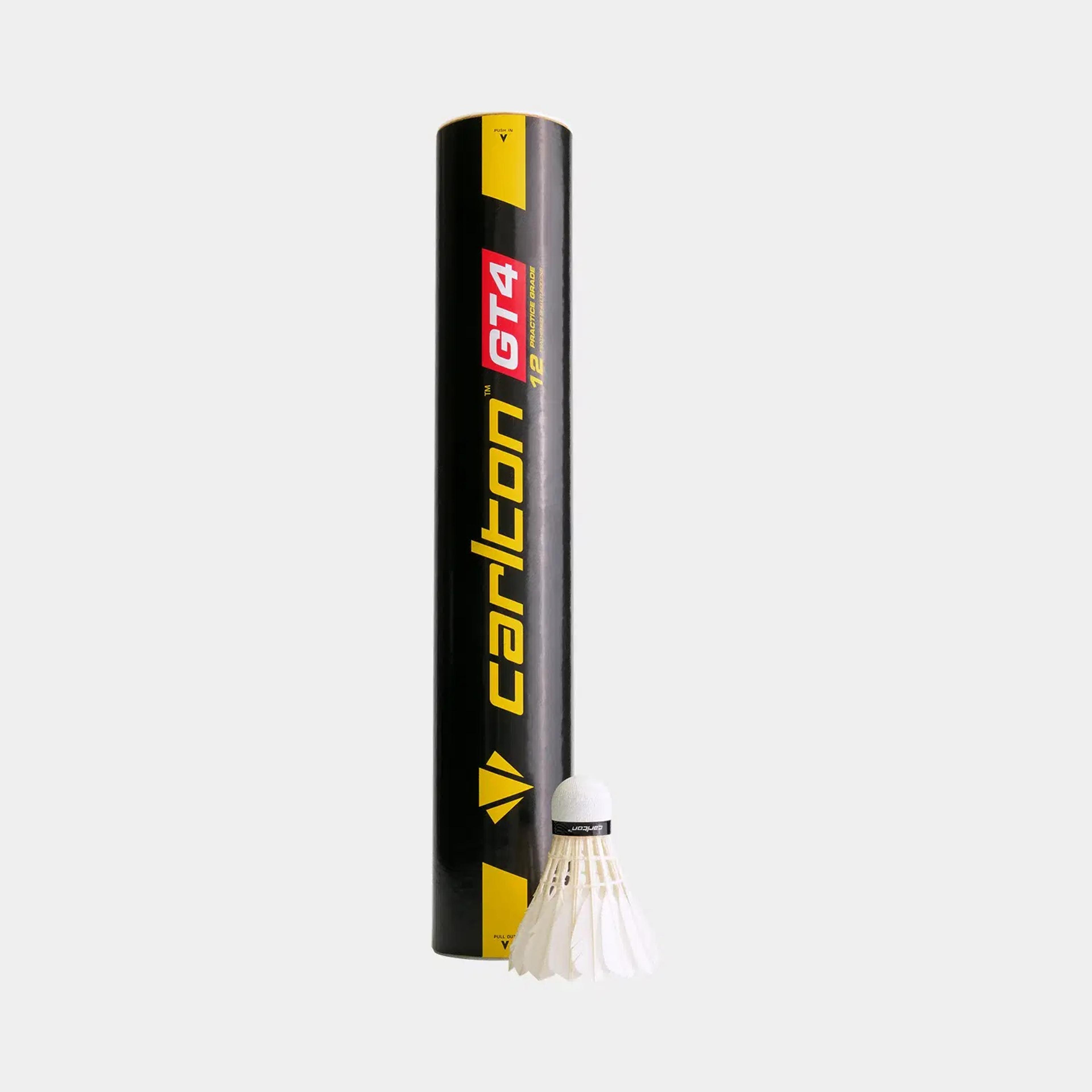 Carlton GT4 Shuttlecocks - White - Medium - Pack of 12