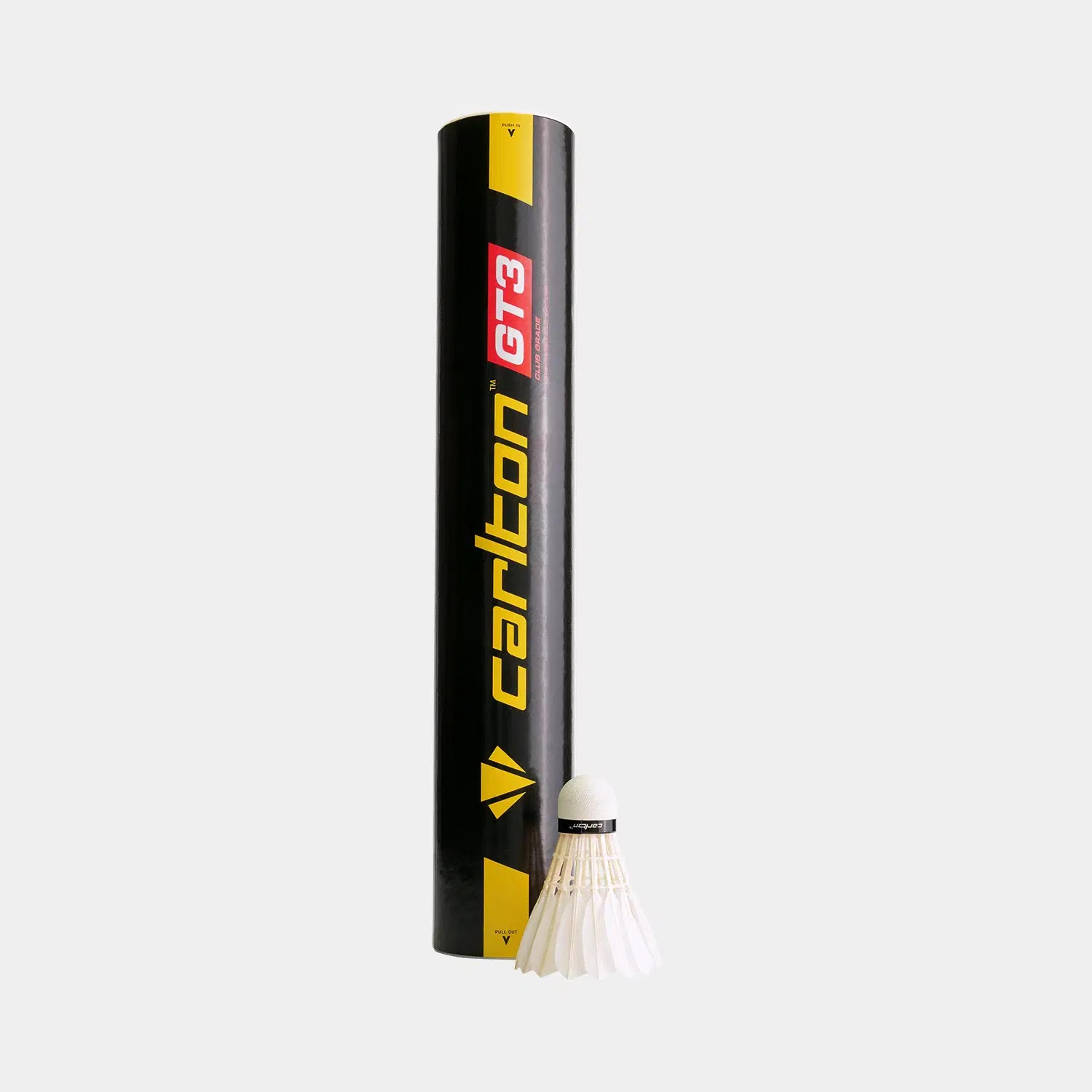 Carlton GT3 Shuttlecocks - White - Fast - Pack of 12