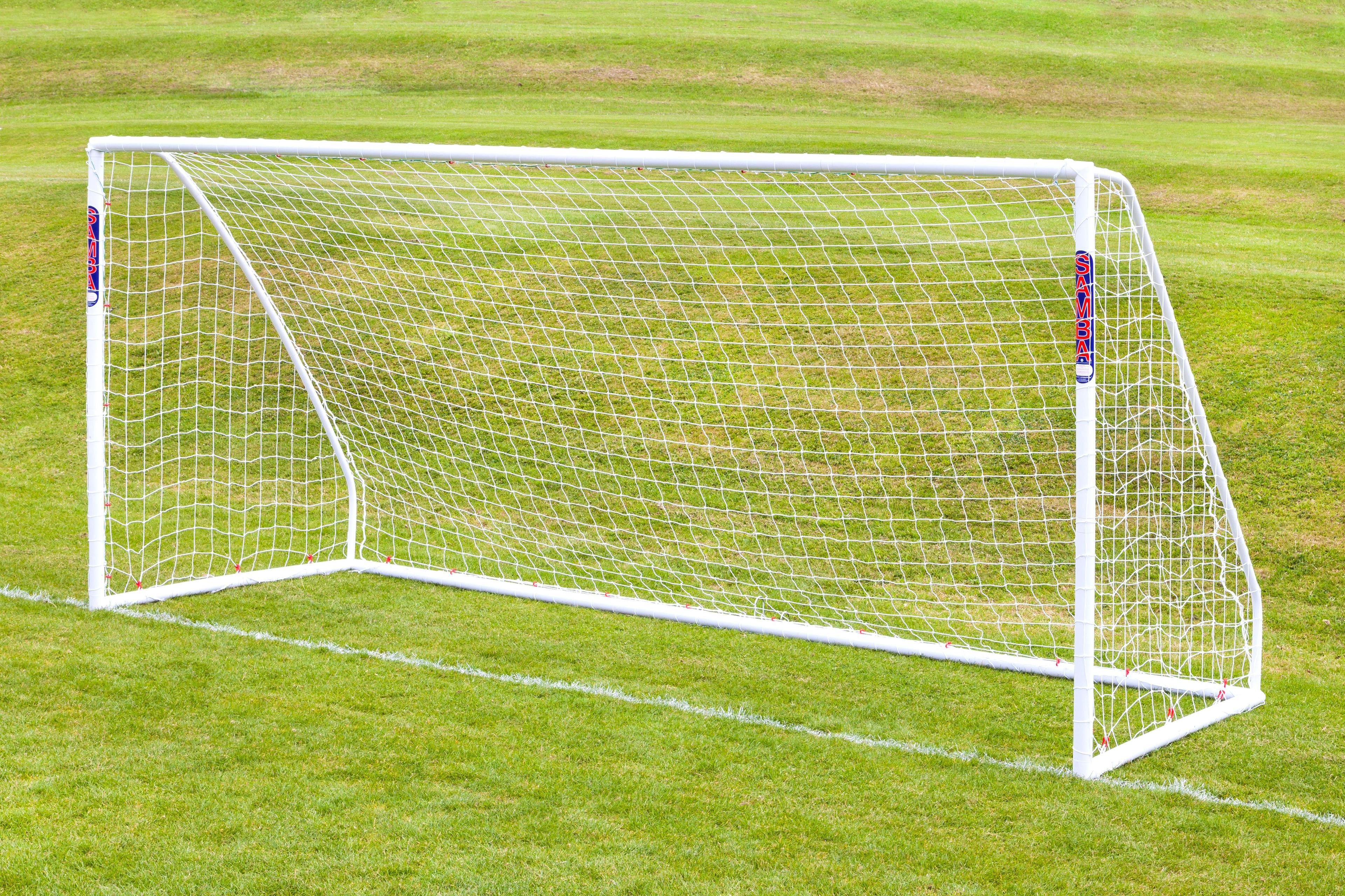 Samba Match Goal - White - 16 x 7ft - Pair