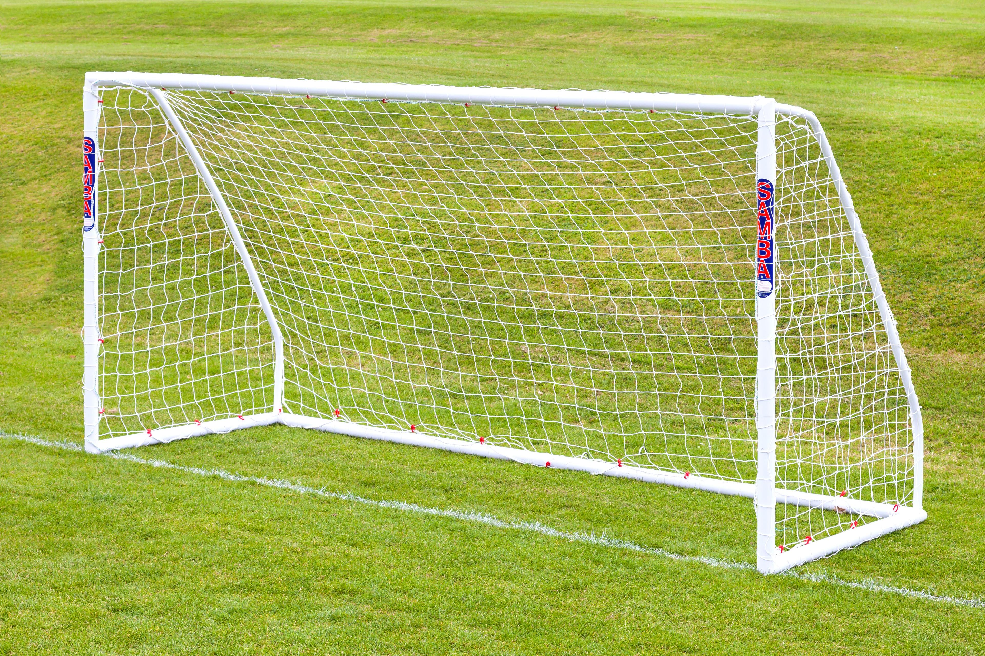 Samba Match Goal - White - 12 x 6ft