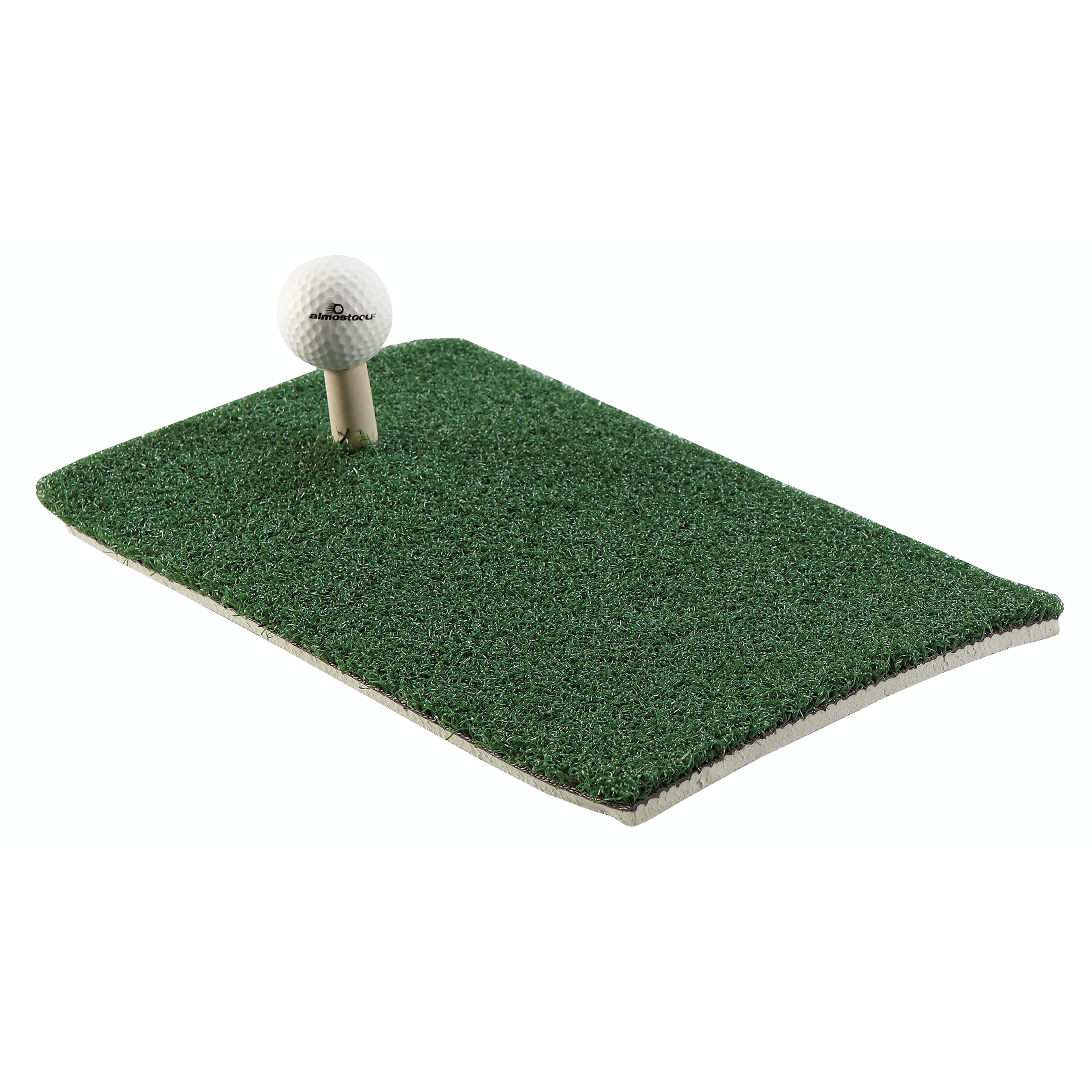 Practice Golf Mat and Tee Set - Green