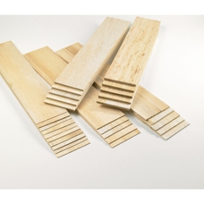 Assorted Balsa Wood Pieces - Pack of 30