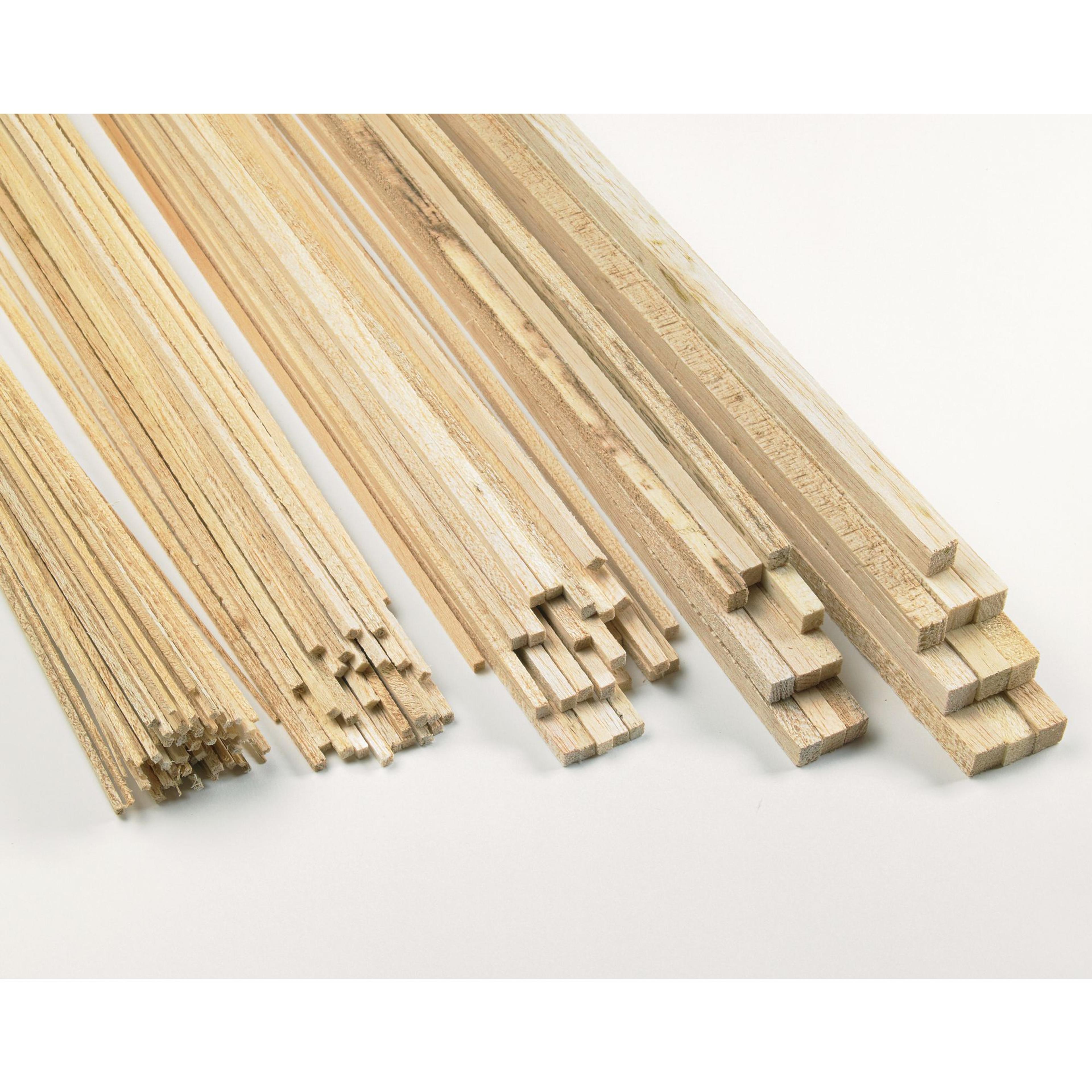 Pack of Square Balsa Pieces