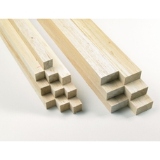 Balsa Wood Blocks - Assorted Sizes - Pack of 16