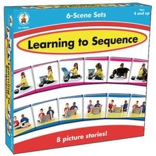 educational advantage Learning To Sequence 6 Scene Sets - Pack of 48