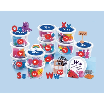 G1000031 - Alphabet Sounds Teaching Tubs Pack of 26 | GLS Educational