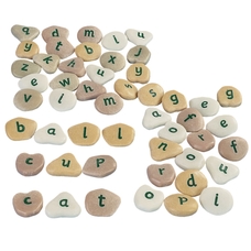 Resin Alphabet Word-building Pebbles