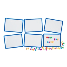 Magnetic Dry-wipe Boards - pack of 6