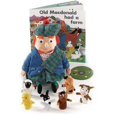 Old McDonald Puppet, Book and CD Set