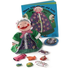 Old Lady Puppet, Book and CD Set