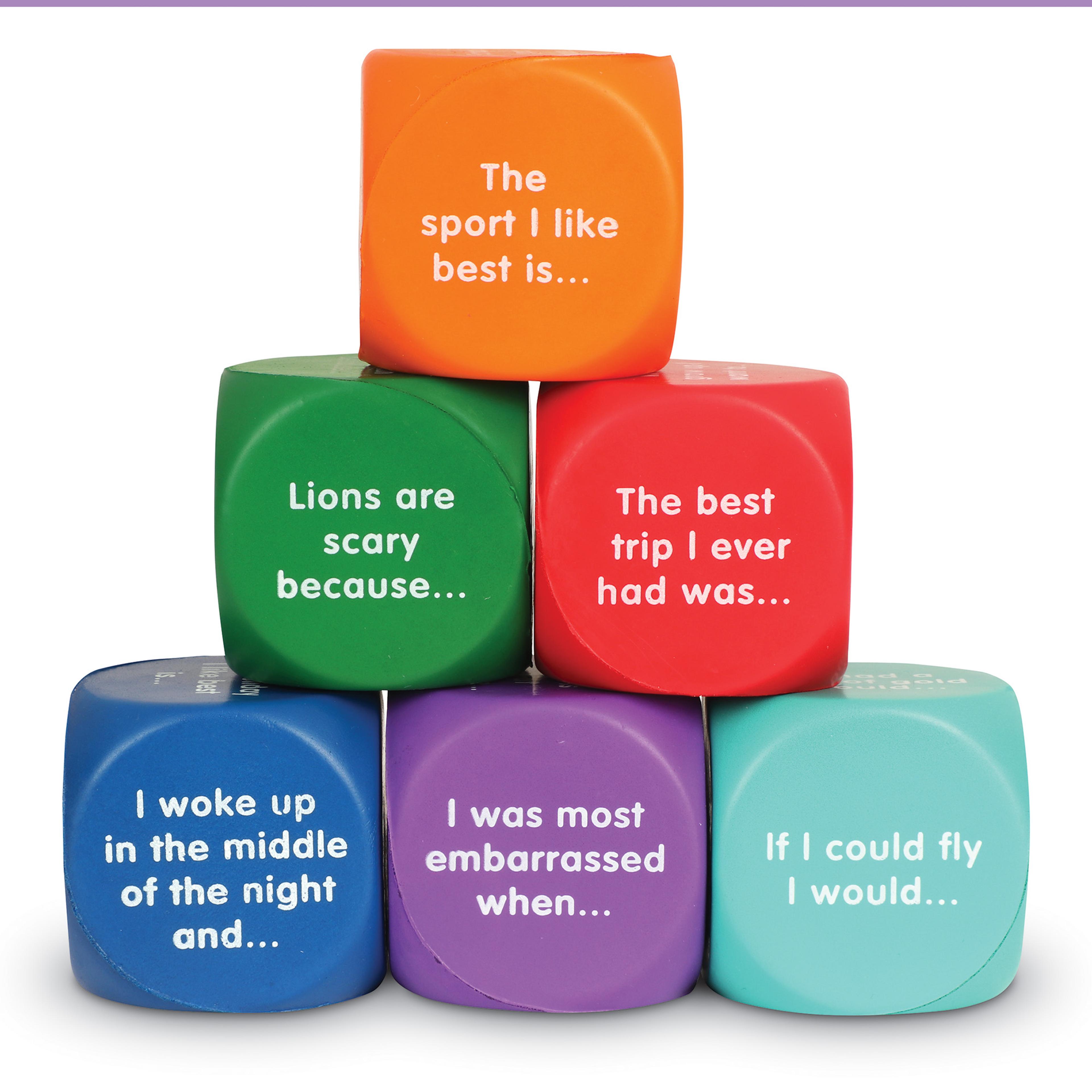 Learning Resources Writing Prompt Cubes - Pack of 6