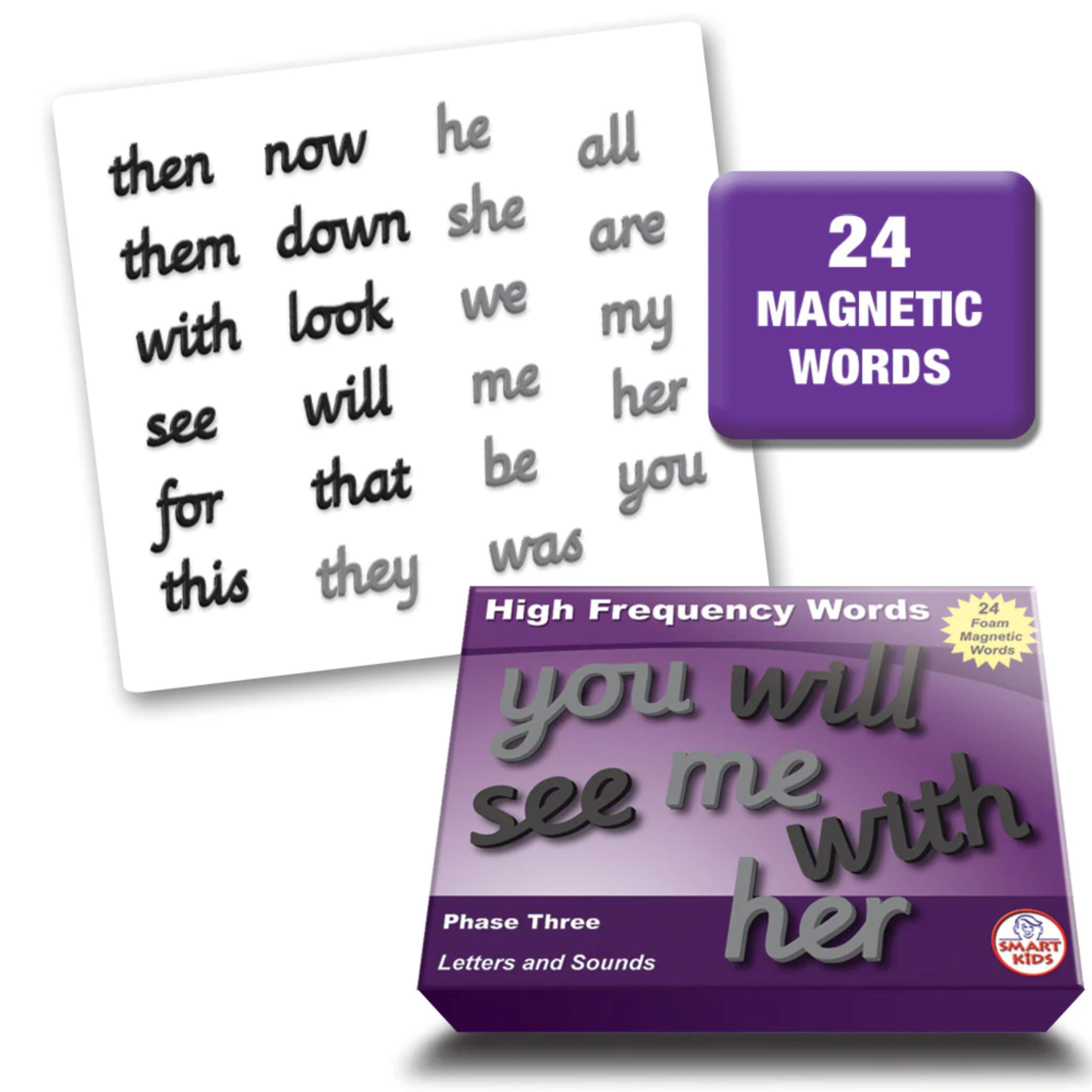 SMART KIDS Magnetic Foam High Frequency Words and Tricky Words - Phase 3