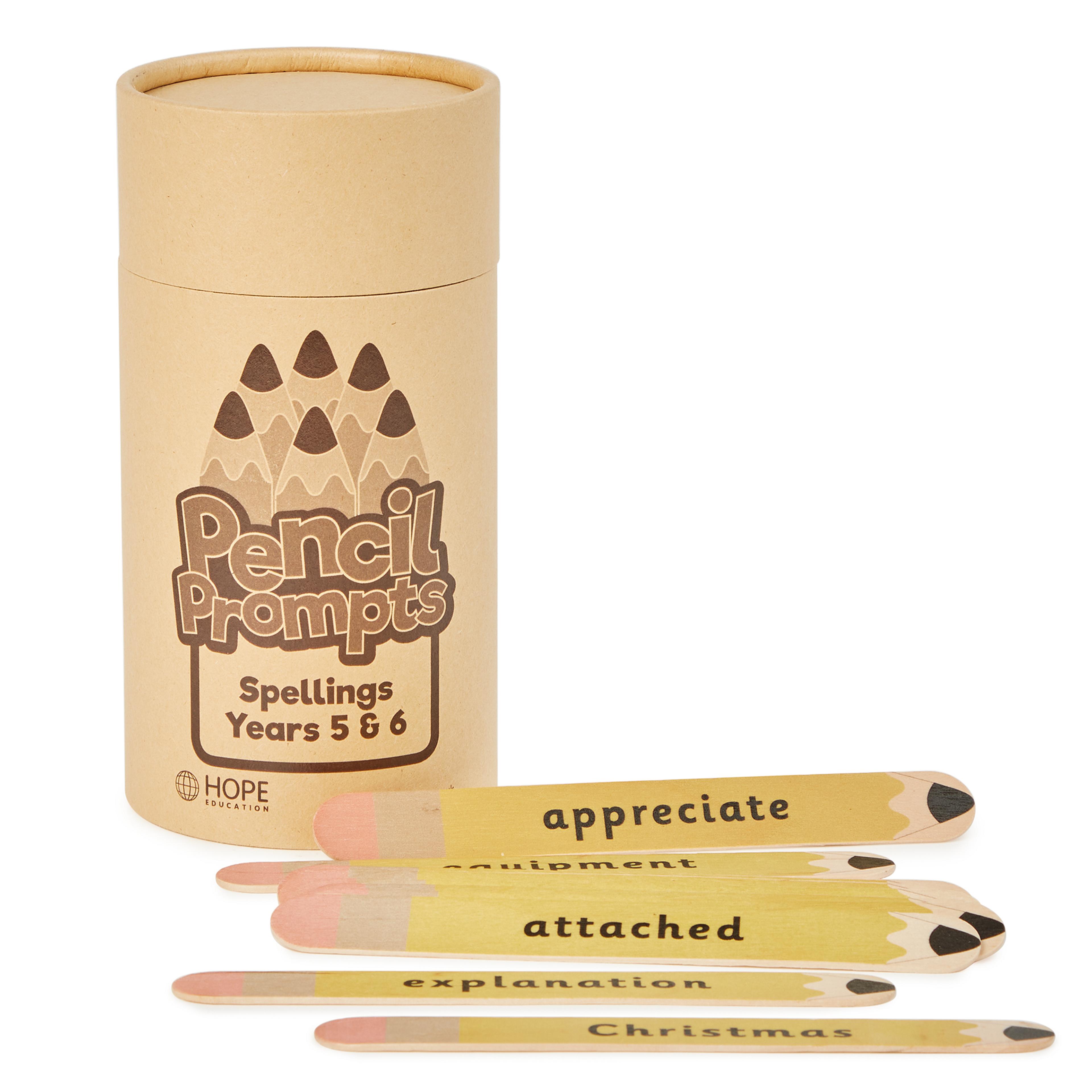 Pencil Prompts - Spelling from Hope Education - Year 5 & 6 