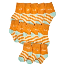 Letters and Sounds Socks from Hope Education - Phase 5