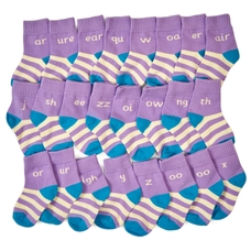 Letters and Sounds Socks from Hope Education - Phase 3