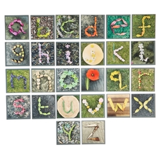 Lowercase Natural Alphabet Floor Tiles from Hope Education - Pack of 26