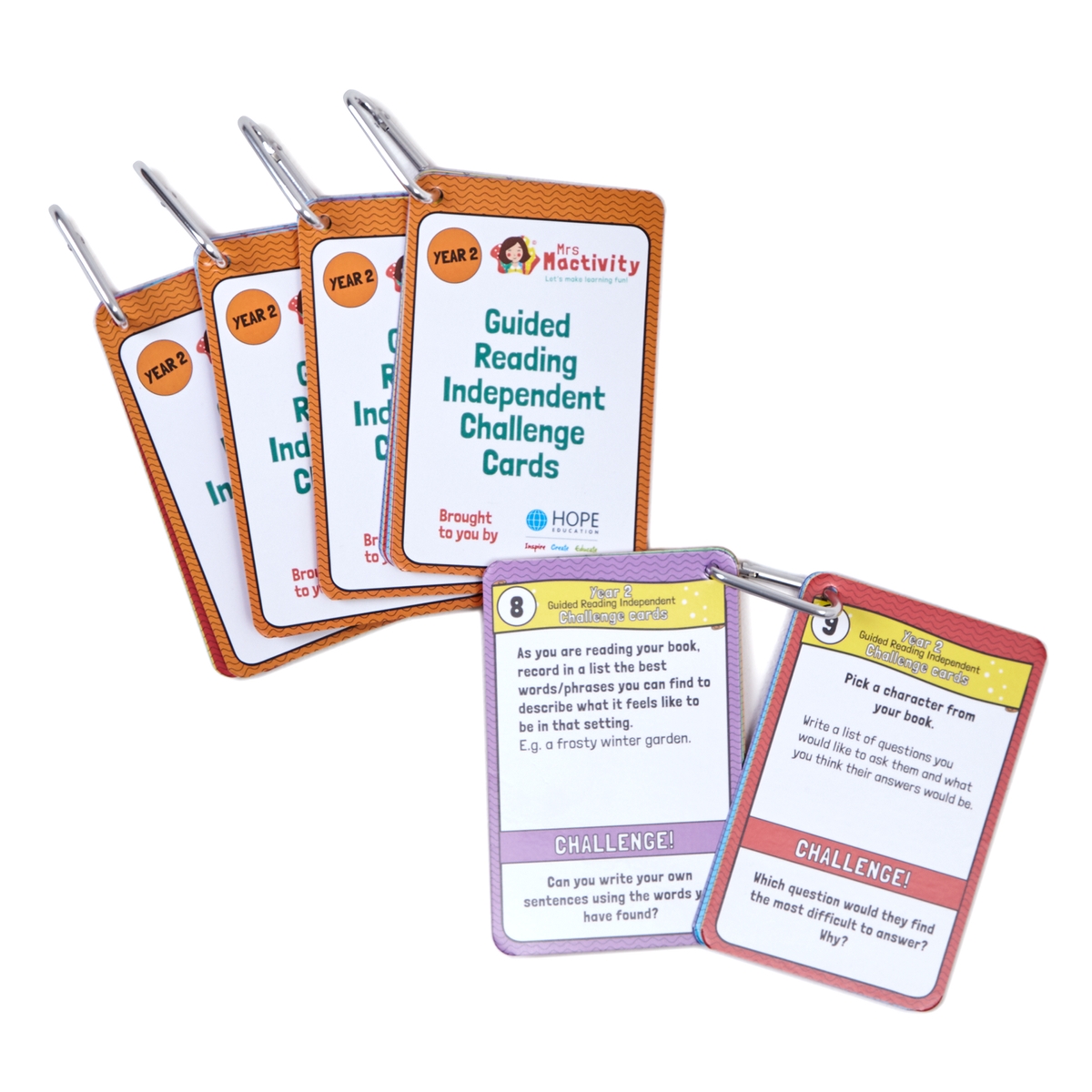 Mrs. Read Mrs Mactivity Guided Reading Cards from Hope Education - Year 2 - Pack ...