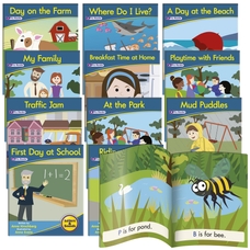 Decodable Readers Fiction Book Pack - Phase 1 - Pack of 12