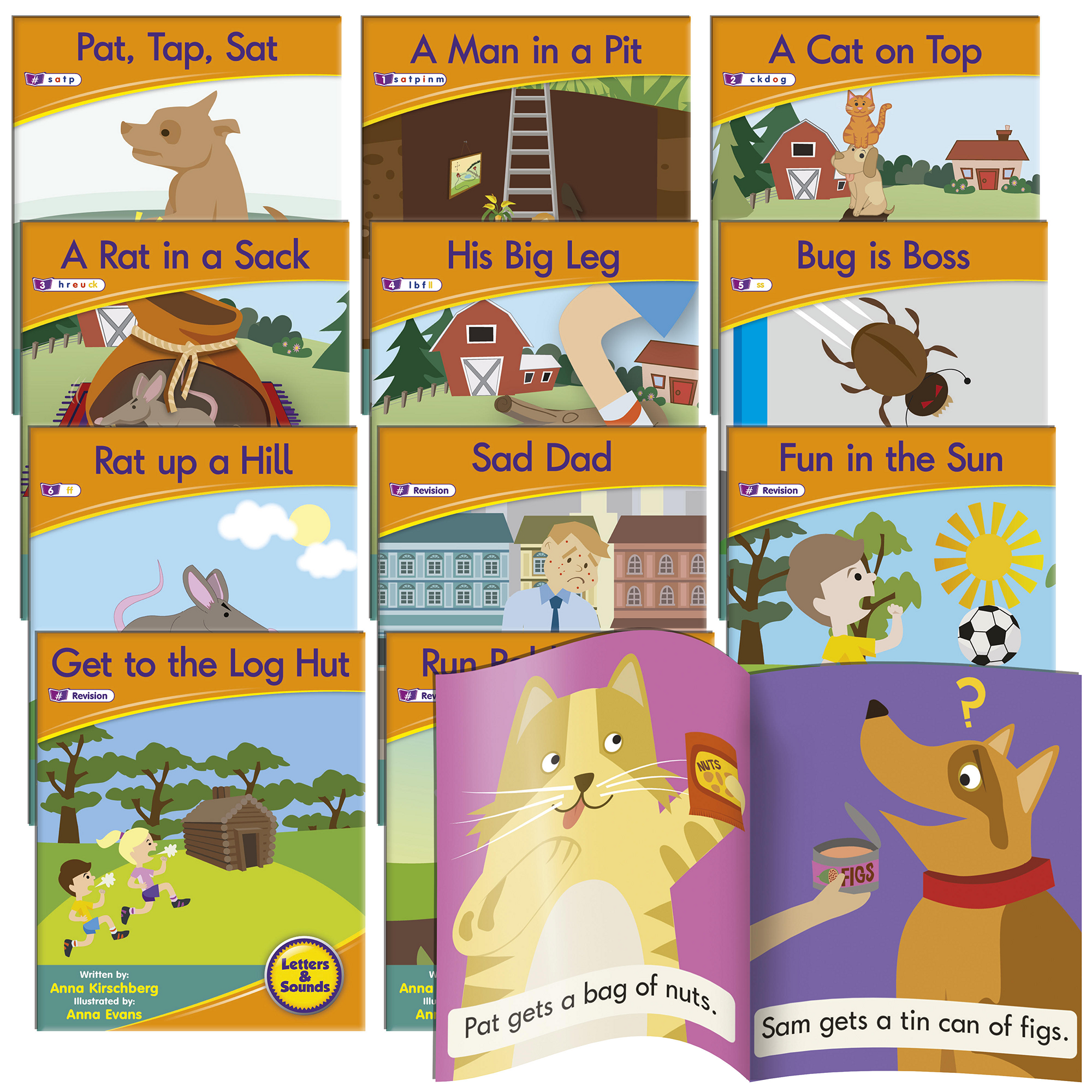 ADMT15033 - Decodable Readers Book Pack: Phase 2 Fiction - pack of 12 | LDA  Resources