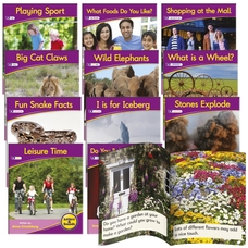 Decodable Readers Non-Fiction Book Pack - Phase 5 - Pack of 12