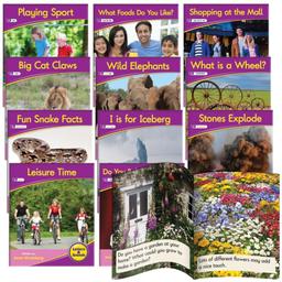 Decodable Readers Non-Fiction Book Pack - Phase 5 - Pack of 12