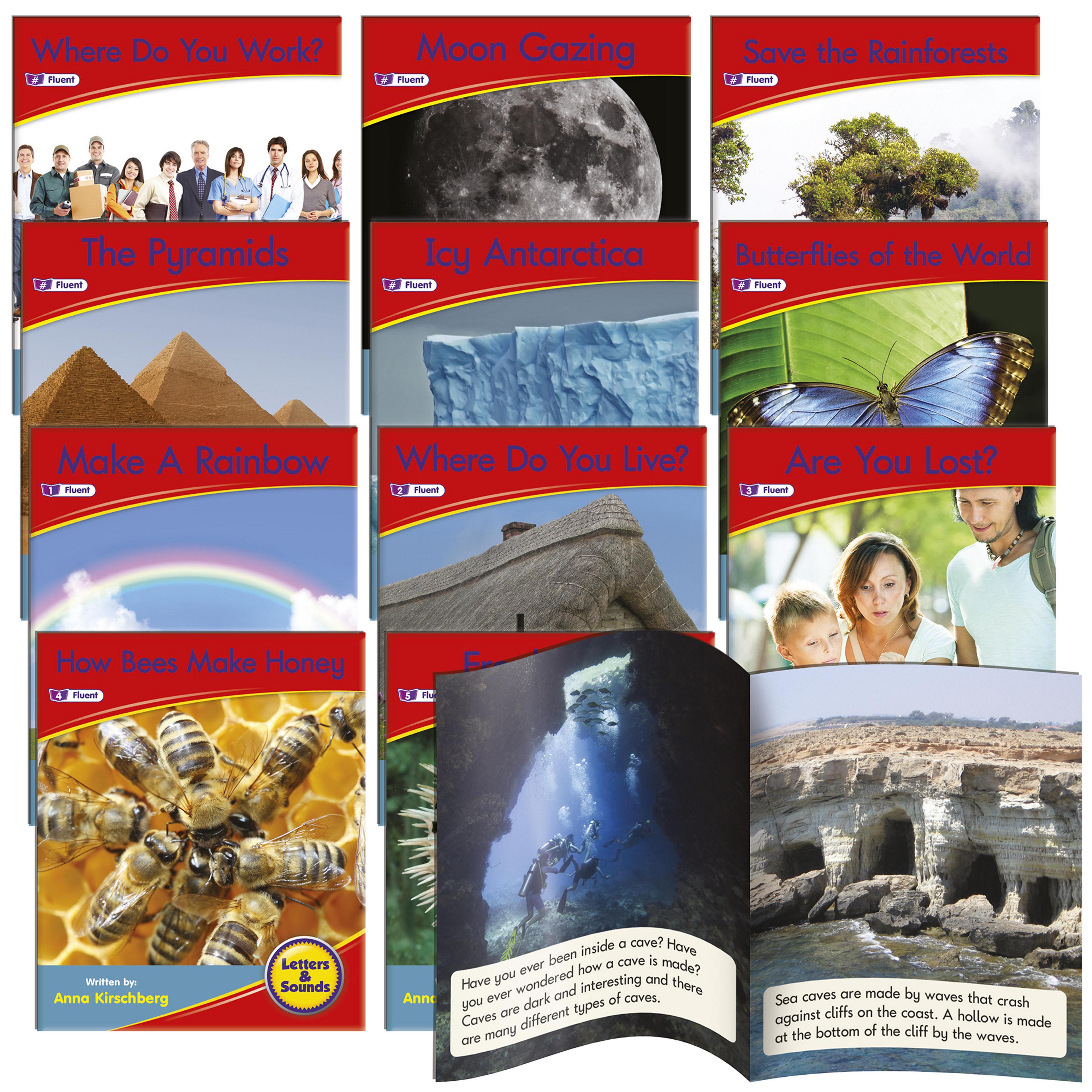 Decodable Readers Non-Fiction Book Pack - Phase 6 - Pack of 12