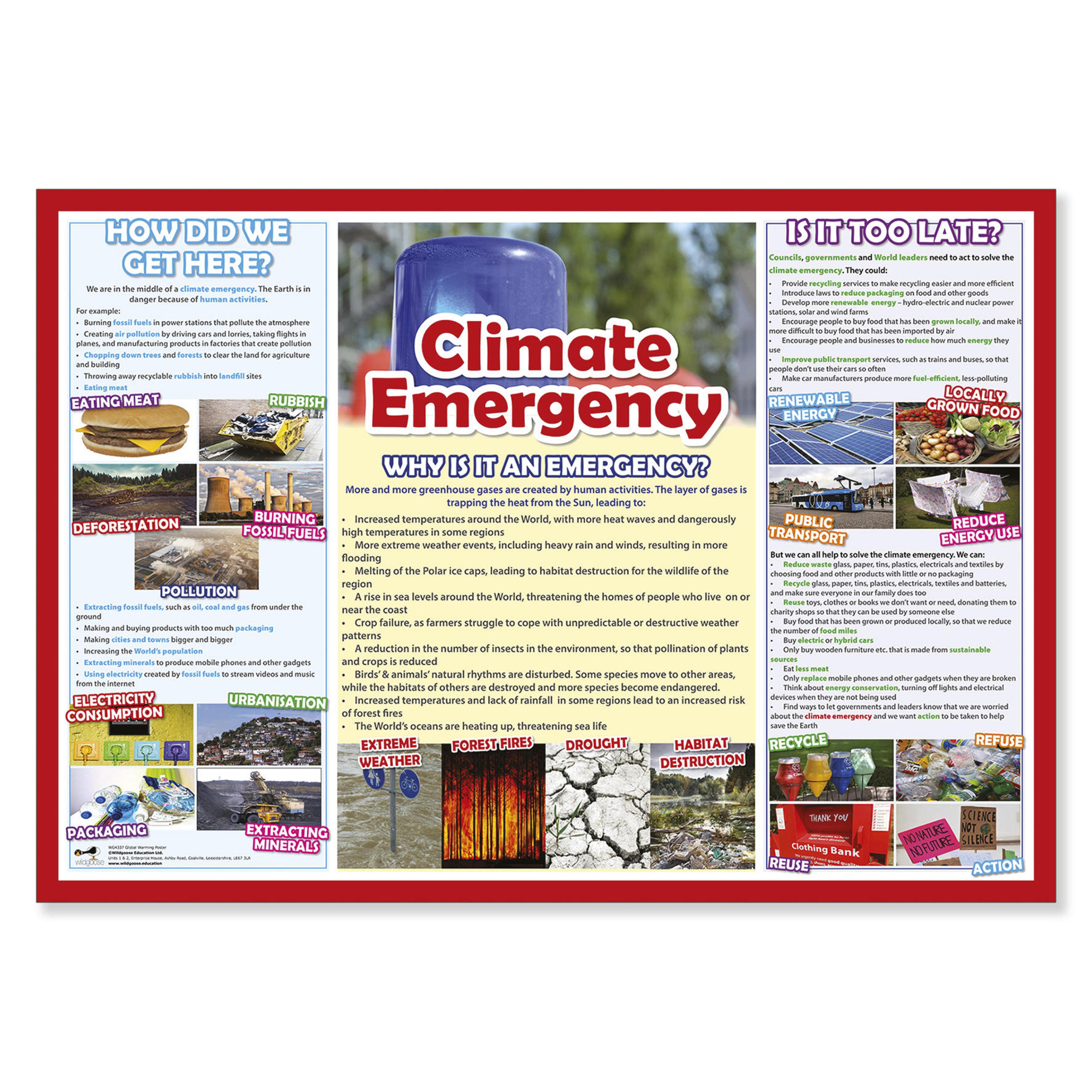wildgoose Climate Emergency Poster