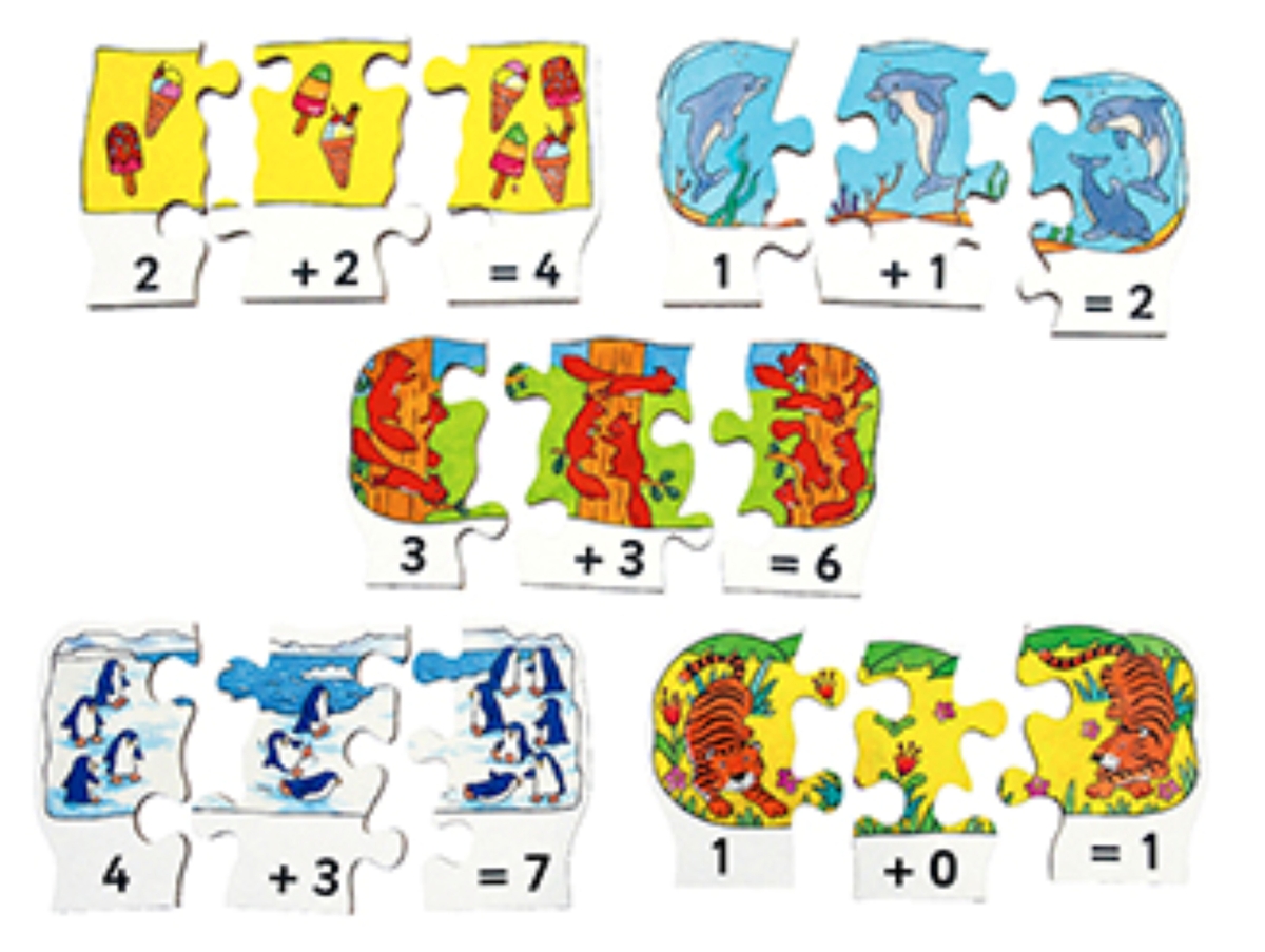 Sum Fun Math Just Jigsaws Sum Fun Addition Jigsaws - Pack of 10 | HC1866560 | Findel ...