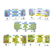 Just Jigsaws Sum Fun Subtraction Jigsaw Puzzles - Pack of 10