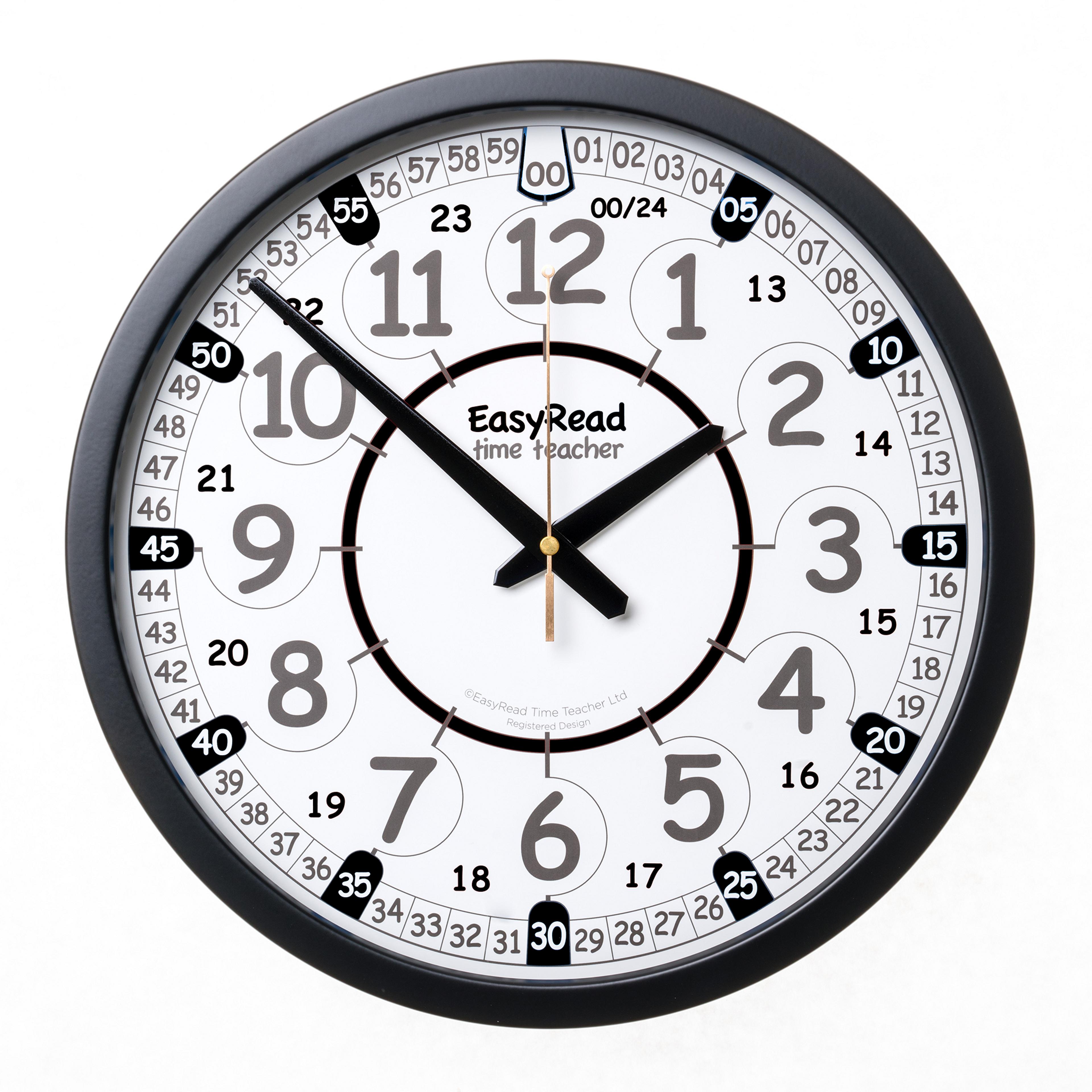 ertt EasyRead 12/24 Hour Playground Clock