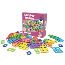 Junior Learning Rainbow Number Frames