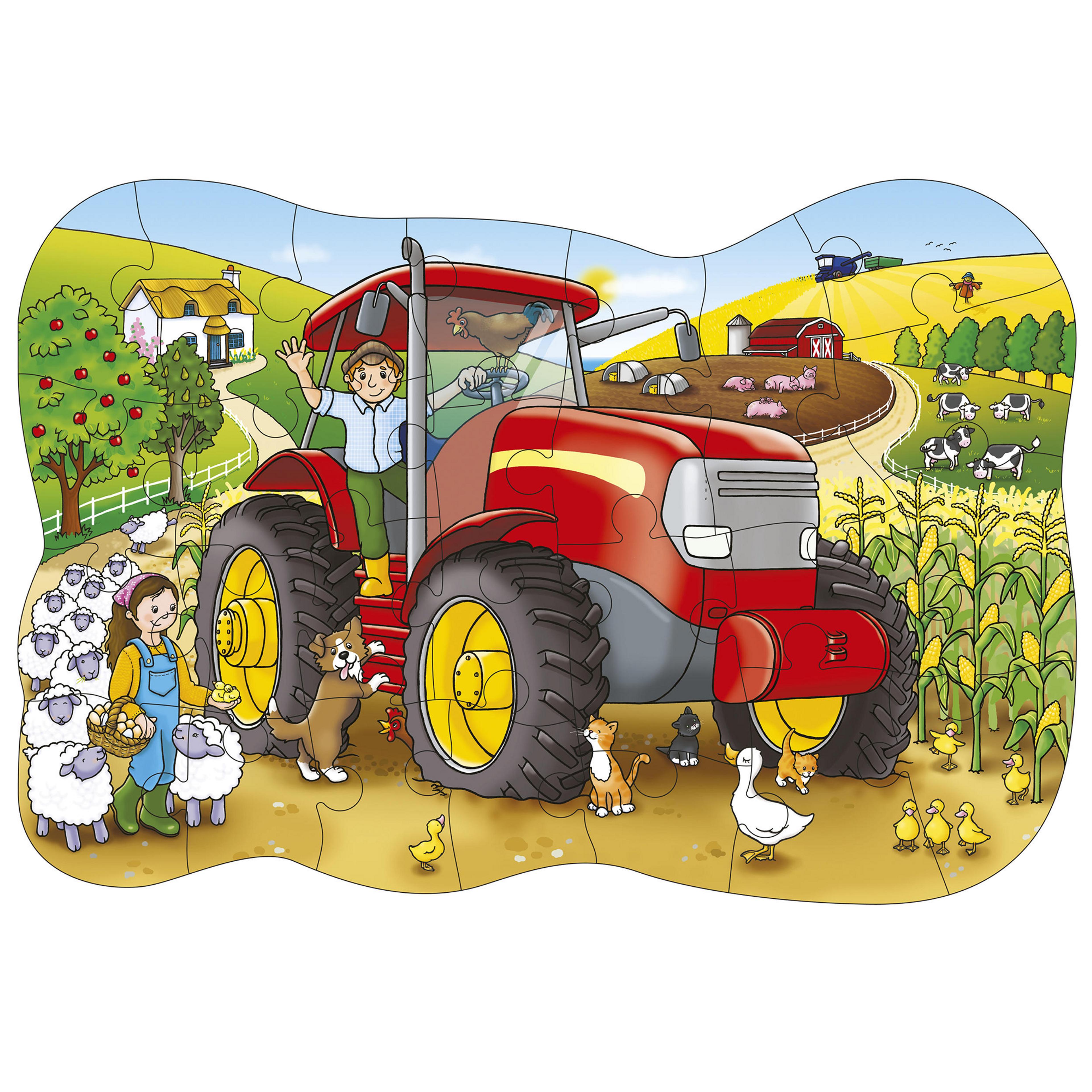 ORCHARD TOYS Big Tractor Jigsaw - 25 Piece
